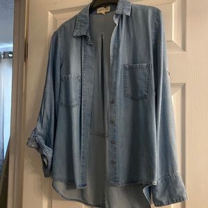 Cloth and Stone Chambray top